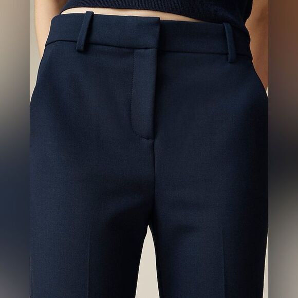 NWT J CREW New Cameron pant in four-season stretch in Navy - Picture 5 of 7